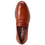 Base London Sid Washed Leather Penny Loafers