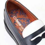Base London Sid Waxy Combo Penny Loafers