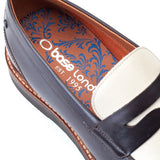 Base London Sid Waxy Combo Penny Loafers