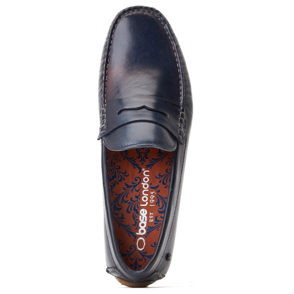 Base London Collins Driver Leather Loafers