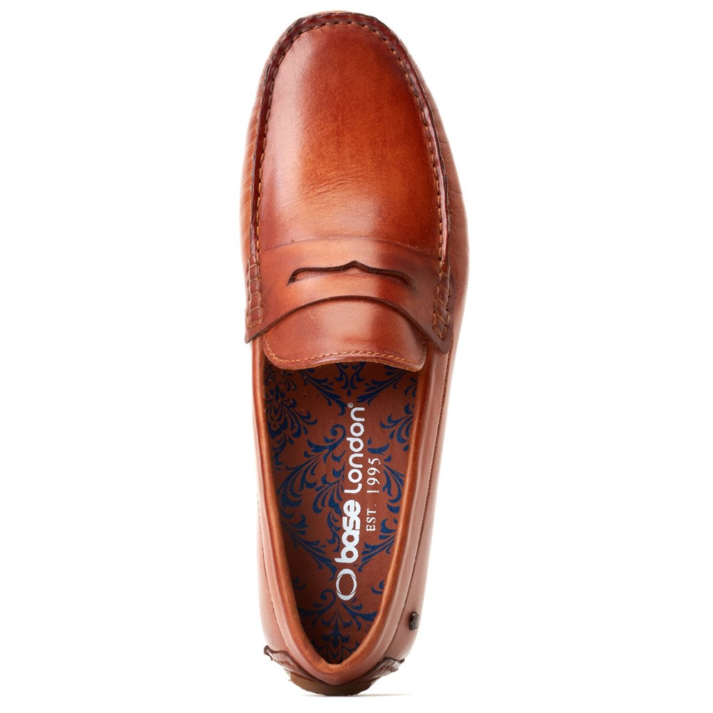 Base London Collins Driver Leather Loafers