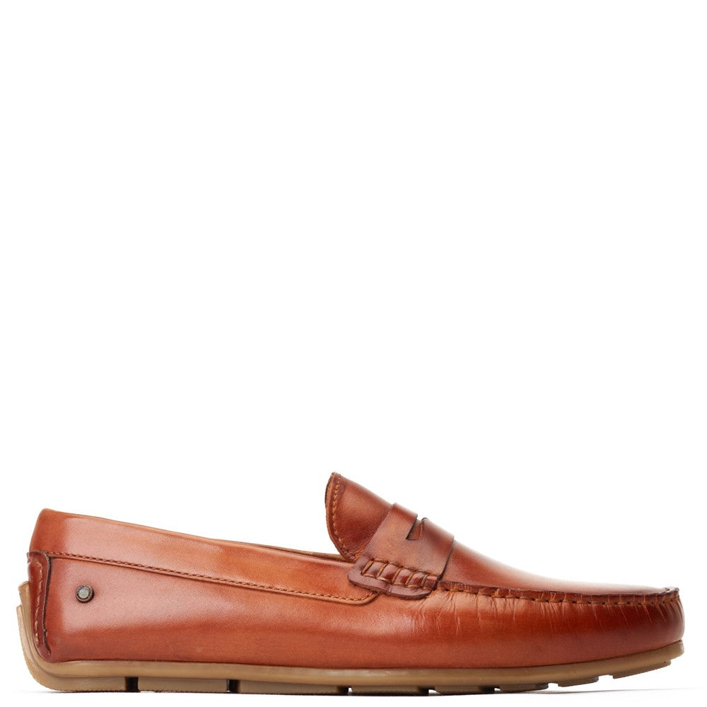 Base London Collins Driver Leather Loafers