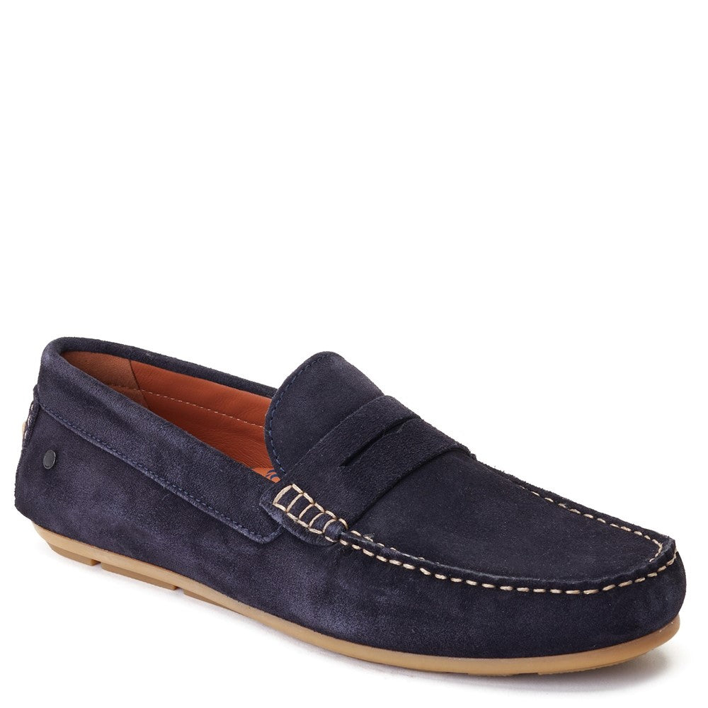 Base London Collins Driver Suede Loafers