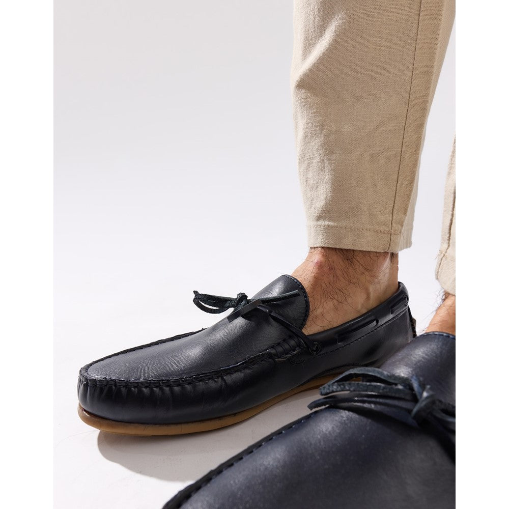 Base London Brooks Leather Driver Shoes