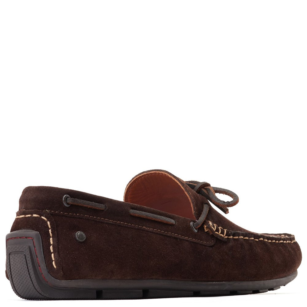 Base London Brooks Suede Driver Shoes