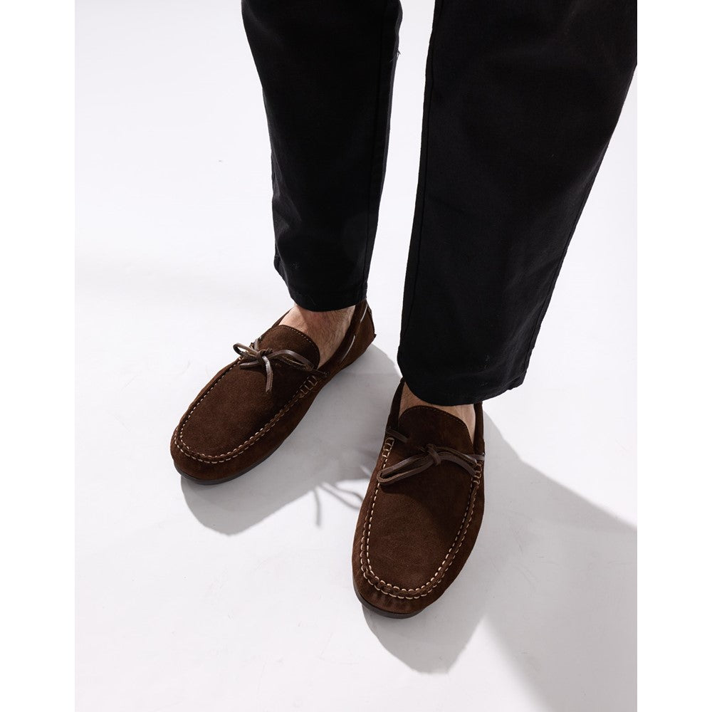 Base London Brooks Suede Driver Shoes