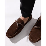 Base London Brooks Suede Driver Shoes