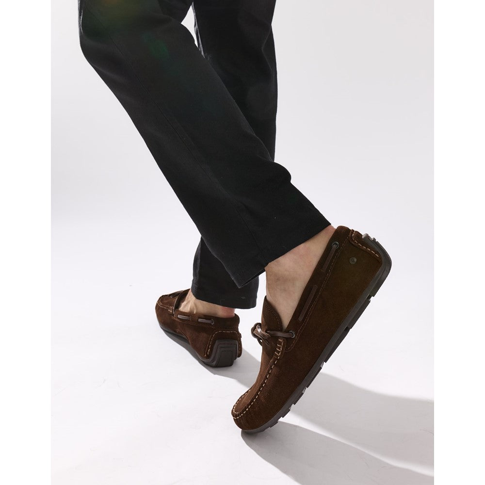 Base London Brooks Suede Driver Shoes