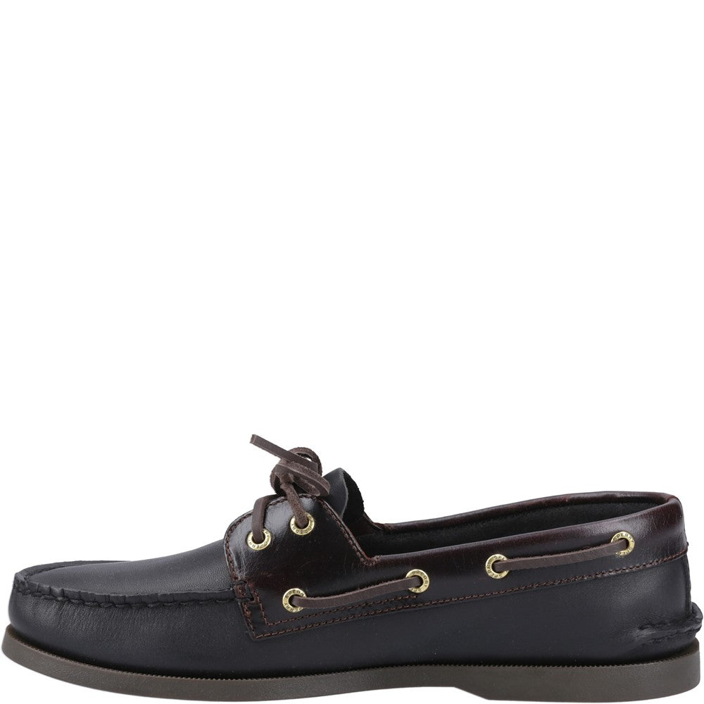 ＜SPERRY＞ AUTHENTIC BOAT SHOES Mens Sperry Authentic 2 Eye Boat Shoe Brown – Brantano
