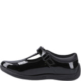 Hush Puppies Caitlin T-Bar Patent Junior School Shoes