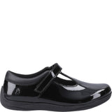 Hush Puppies Caitlin T-Bar Patent Junior School Shoes