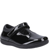 Hush Puppies Caitlin T-Bar Patent Senior School Shoes