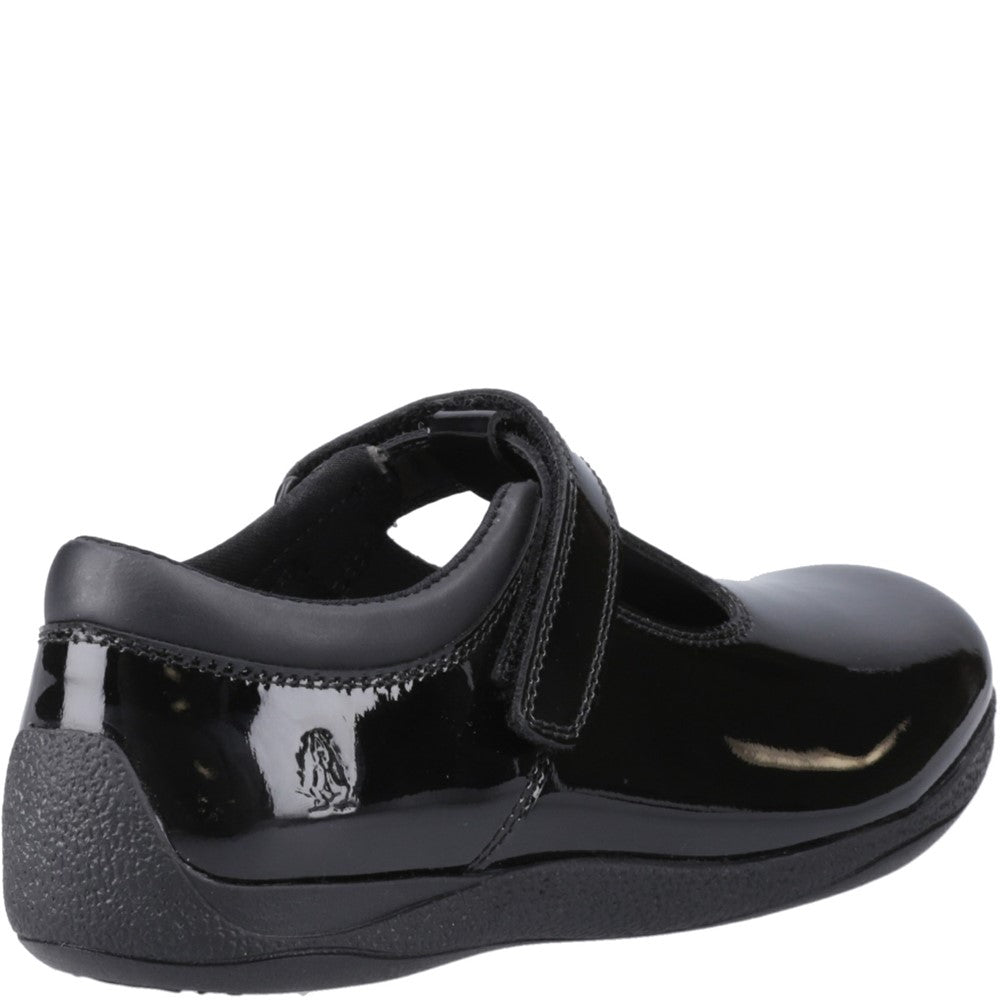 Hush Puppies Caitlin T-Bar Patent Senior School Shoes
