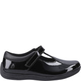Hush Puppies Caitlin T-Bar Patent Senior School Shoes