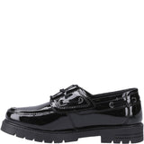 Hush Puppies Lucy Patent Junior School Shoes