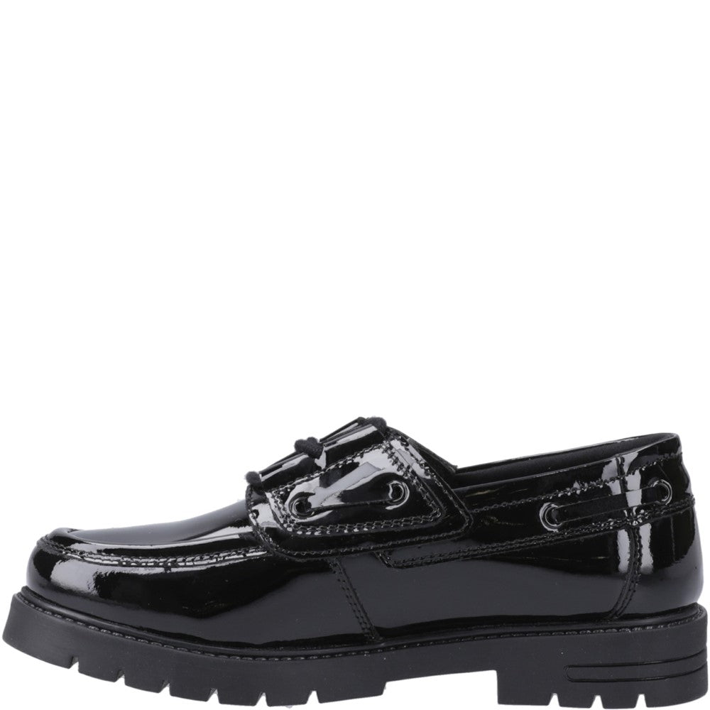 Hush Puppies Lucy Patent Senior School Shoes