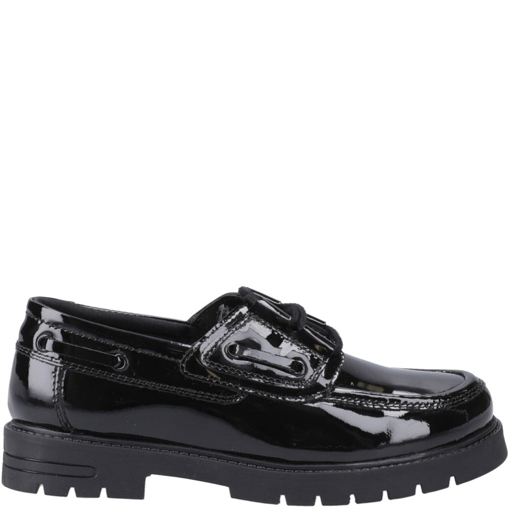 Hush Puppies Lucy Patent Senior School Shoes
