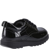 Hush Puppies Keeley Lace Up Patent Senior School Shoes