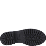 Hush Puppies Aubrey Lace Up Patent Junior School Shoes
