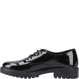 Hush Puppies Aubrey Lace Up Patent Senior School Shoes