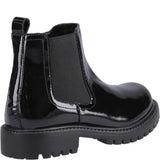 Hush Puppies Ariella Chelsea Patent Junior School Shoes