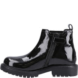 Hush Puppies Ariella Chelsea Patent Junior School Shoes