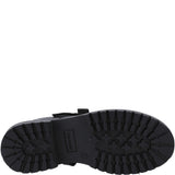 Hush Puppies Astrid Bow Patent Senior School Shoes