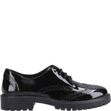 Hush Puppies Athena Patent Senior School Shoes