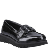 Hush Puppies Francis Loafer Patent XL Senior School Shoes
