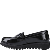 Hush Puppies Francis Loafer Patent XL Senior School Shoes