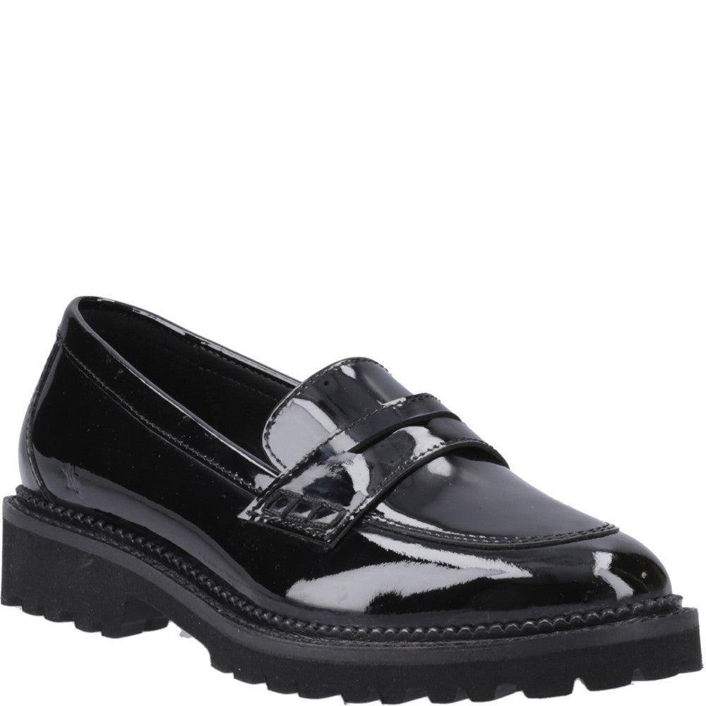 Hush Puppies Grazia Loafer Patent Senior School Shoes