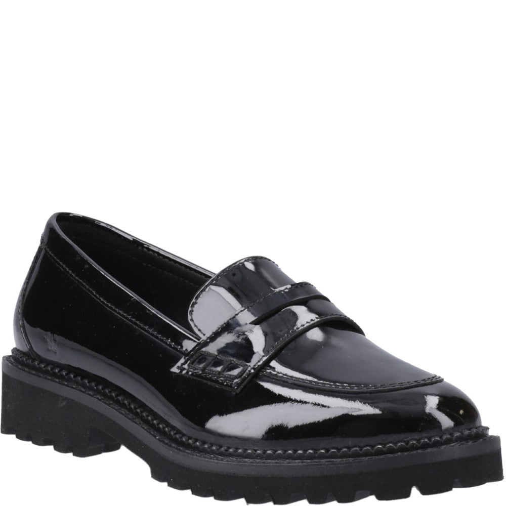 Hush Puppies Grazia Loafer Patent XL Senior School Shoes
