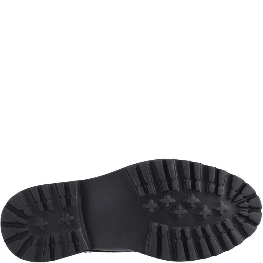 Hush Puppies Gabi Lace Up Patent Senior School Shoes