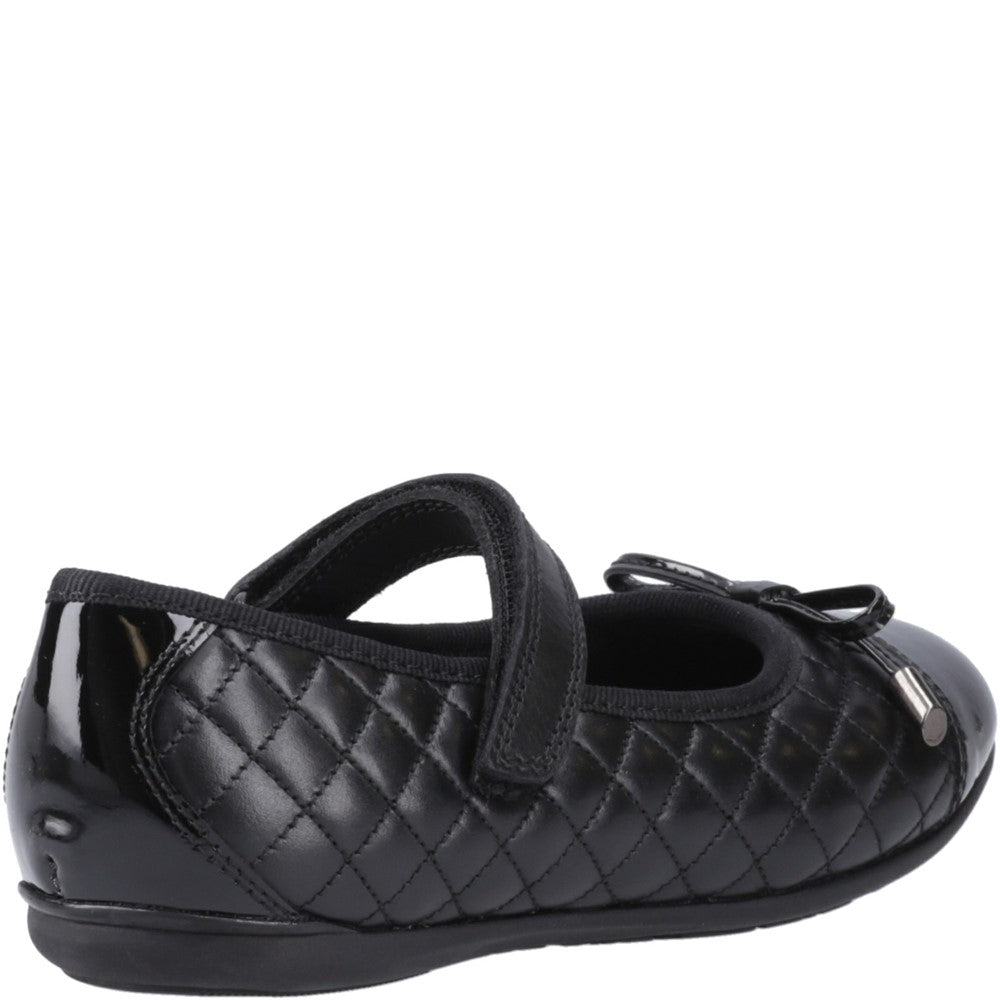 Hush Puppies Lottie Quilt Ballerina Junior School Shoes