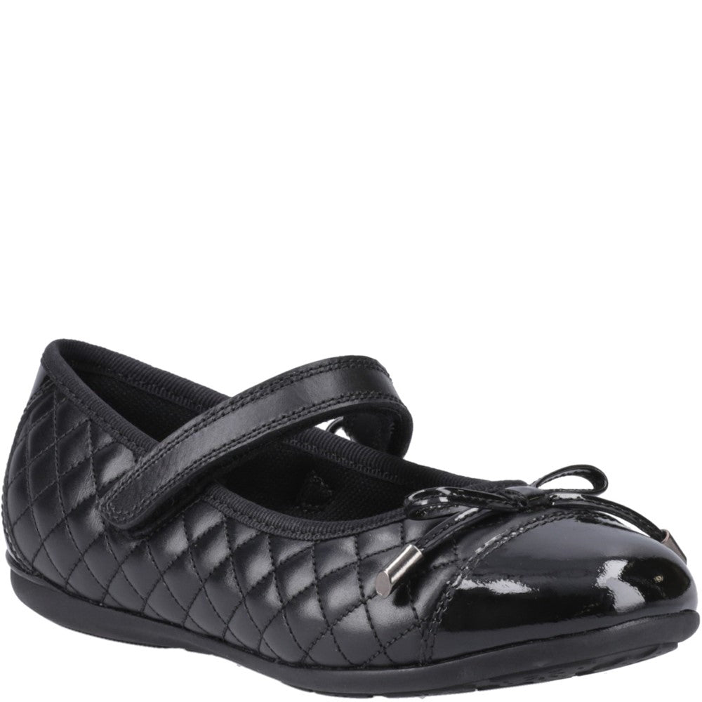 Hush Puppies Lottie Quilt Ballerina Senior School Shoes