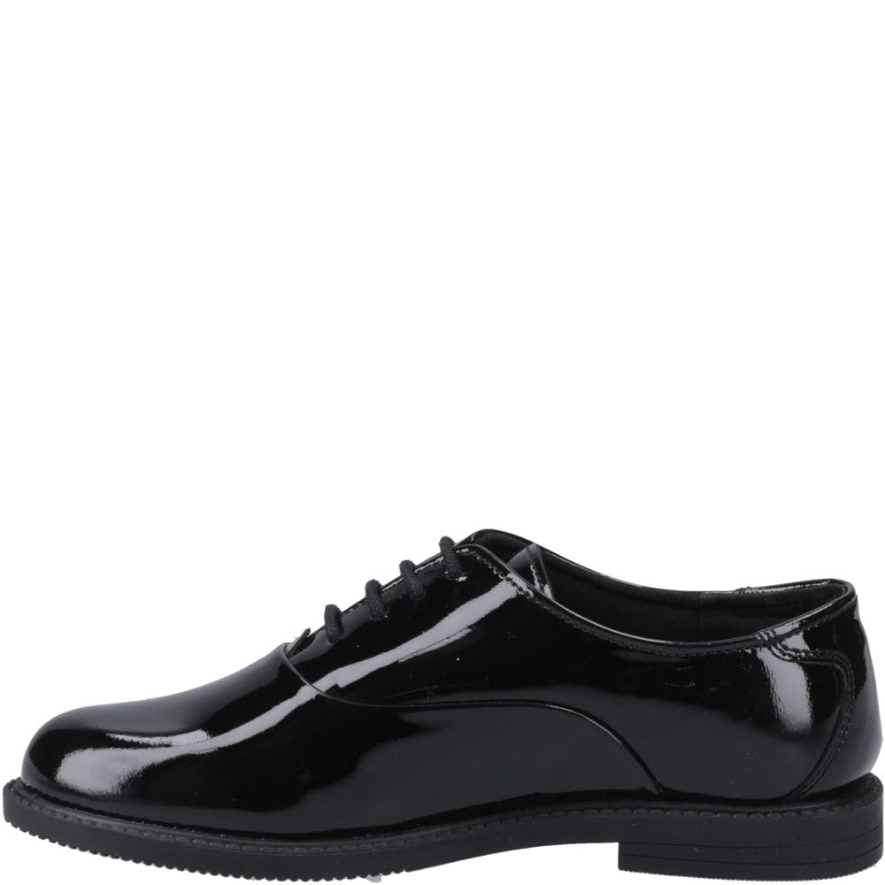 Hush Puppies Nellie Patent Junior School Shoes