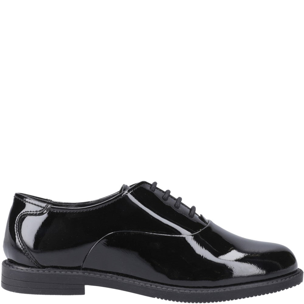 Hush Puppies Nellie Patent Junior School Shoes