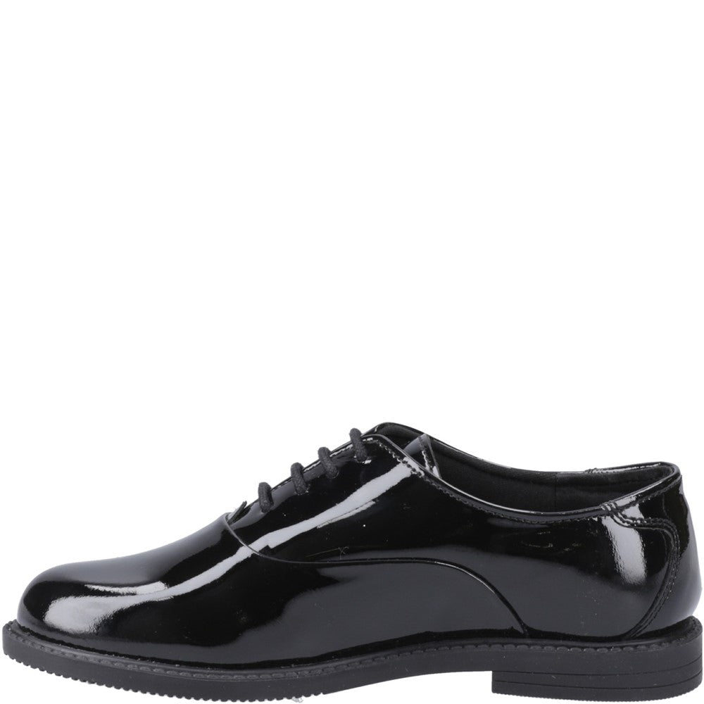 Hush Puppies Nellie Patent XL Senior School Shoes