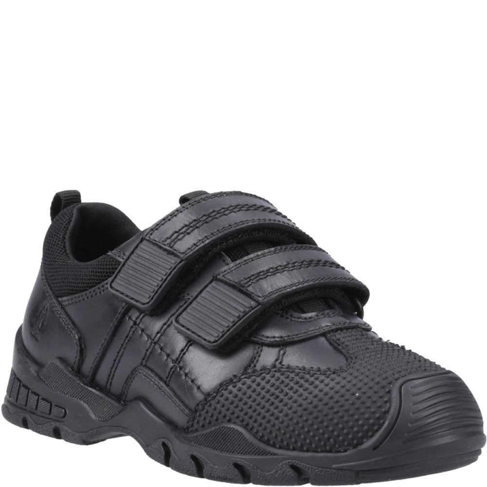 Hush Puppies Tristen Touch Fastening Junior School Shoes