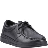 Hush Puppies Ronan Mocc Toe Junior School Shoes