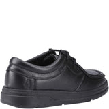 Hush Puppies Ronan Mocc Toe Junior School Shoes