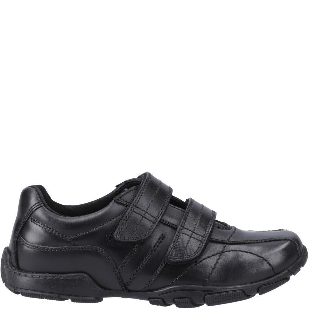 Hush Puppies Vance Touch Fastening Junior School Shoes
