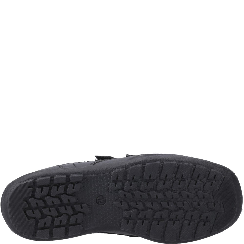Hush Puppies Maddox Touch Fastening Junior School Shoes