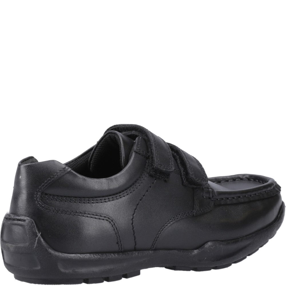 Hush Puppies Maddox Touch Fastening Senior School Shoes