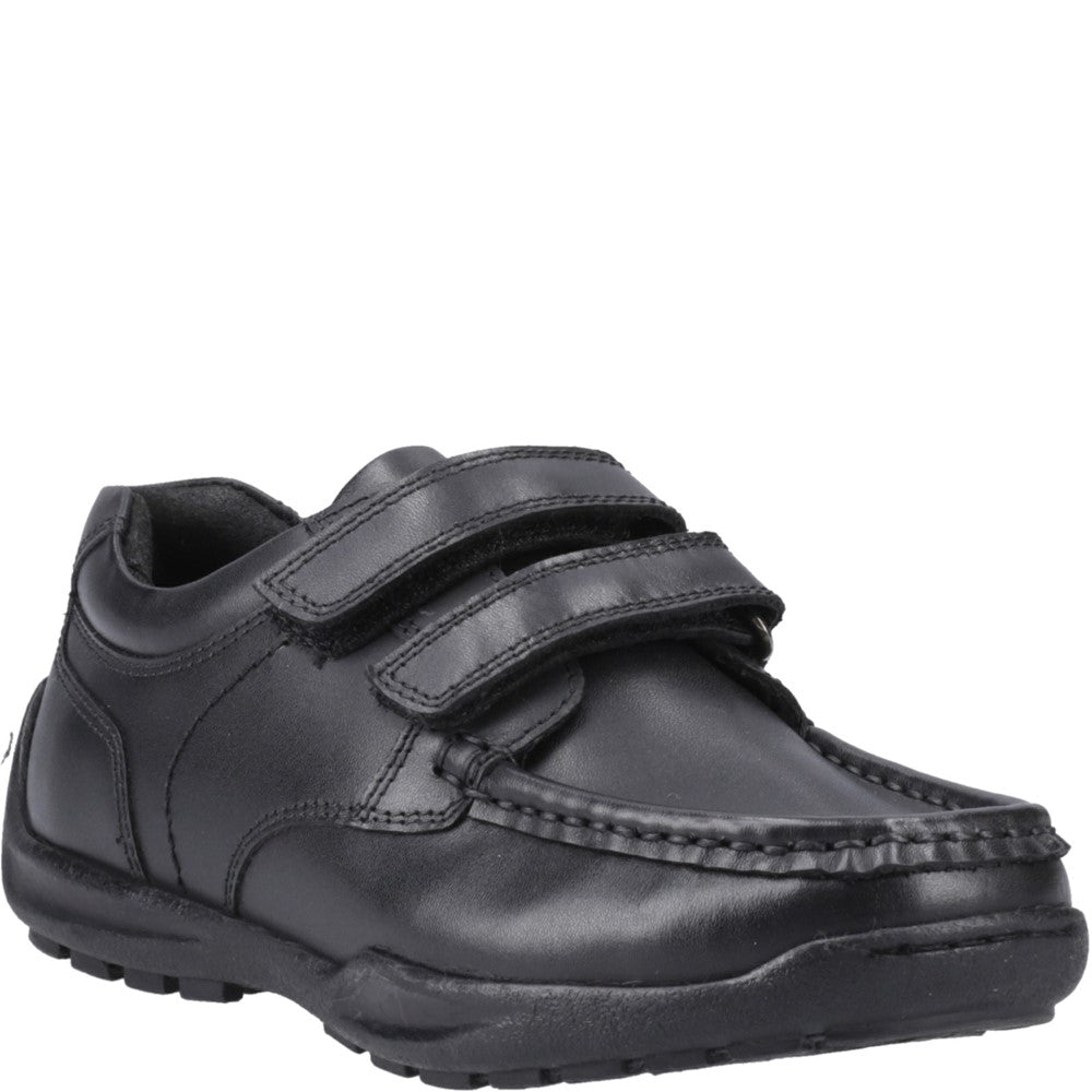 Hush Puppies Maddox Touch Fastening XL Senior School Shoes