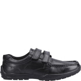 Hush Puppies Maddox Touch Fastening XL Senior School Shoes