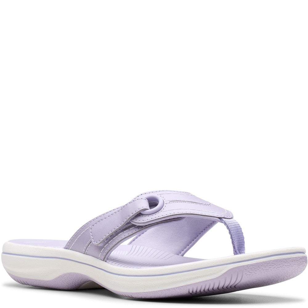 Sandali Mule Donna Clarks 'Brinkley Reyna' &ndash; Punta Aperta, Tacco Piatto, Imbottiti &ndash; Estivi