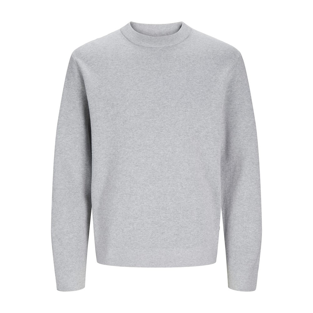 Mens Jack & Jones Milano Stitch Sweat Shirt Light Grey – Brantano