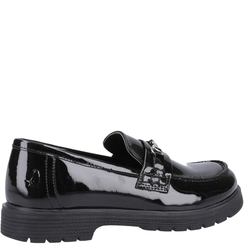 Hush Puppies Lydia Patent Senior School Shoes Size 7