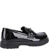 Hush Puppies Lydia Patent Senior School Shoes Size 7